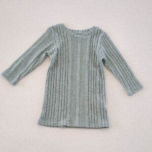 Cozy Gray Kids Casual Dress